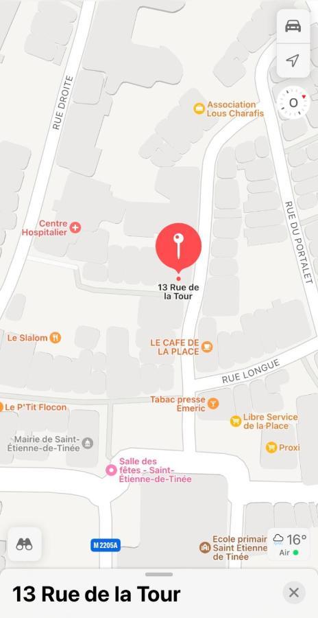 Studio Rdc La Tour Saint-Etienne-de-Tinee Bagian luar foto